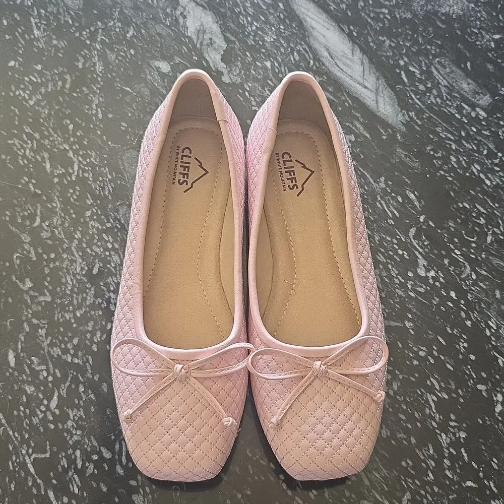 BRAND NEW CLIFFS BY WHITE MOUNTAIN WOMEN'S QUILTED BALLET FLAT G3